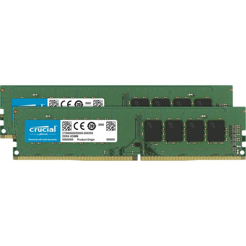 Crucial 16GB (2 x 8GB) DDR4 SDRAM Memory Kit CT2K8G4DFRA266
