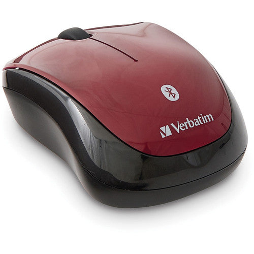 Verbatim Bluetooth&reg; Wireless Tablet Multi-Trac Blue LED Mouse - Garnet 70240