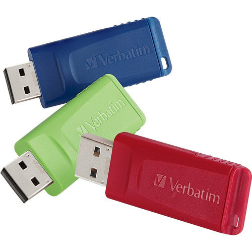 Verbatim 16GB Store 'n' Go USB Flash Drive - 3pk - Red, Green, Blue 99122