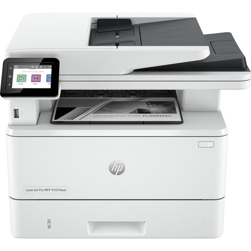 HP LaserJet Pro 4101fdwe Wireless Laser Multifunction Printer - Monochrome 2Z619E#BGJ