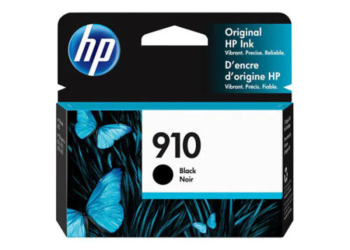 Cartouche d'encre jet d'encre HP 910 originale à rendement standard - Noir - 1 de chaque 3YL61AN#140