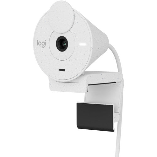 Webcam Logitech BRIO - 2 mégapixels - 30 ips - Blanc cassé - USB Type C - Vente au détail 960-001441