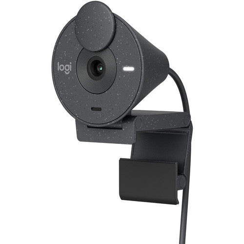 Webcam Logitech BRIO - 2 mégapixels - 30 ips - Graphite - USB Type C - Vente au détail 960-001497