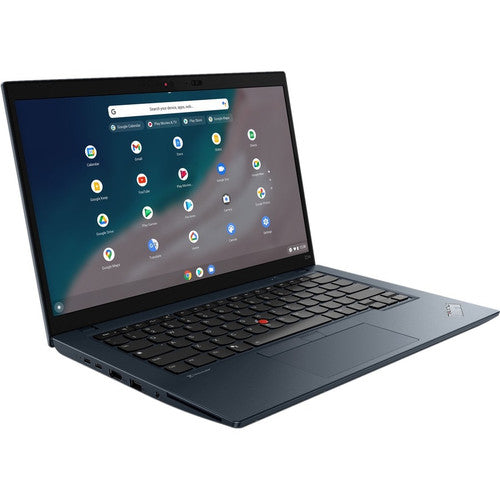 Lenovo ThinkPad C14 Gen 1 21C9000HUS 14" Chromebook - Full HD - 1920 x 1080 - Intel Core i5 12th Gen i5-1245U Deca-core (10 Core) - 8 GB Total RAM - 8 GB On-board Memory - 256 GB SSD - Abyss Blue 21C9000HUS