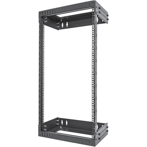 StarTech.com Rack réseau mural 21U 19" - Profondeur réglable 12-20" Cadre ouvert pour salle de serveurs/AV/données/équipement informatique avec écrous cage RACK-21U-20-WALL-OA