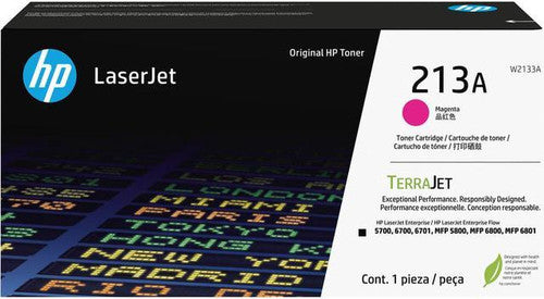HP 213A Original Laser Toner Cartridge - Magenta Pack W2133A