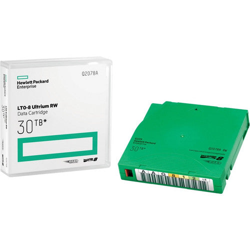 HPE LTO-8 Ultrium 30TB RW Data Cartridge Q2078A