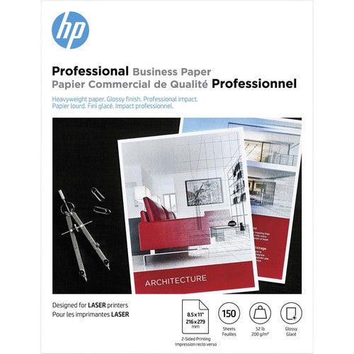 HP Glossy Brochure Paper - White 4WN10A