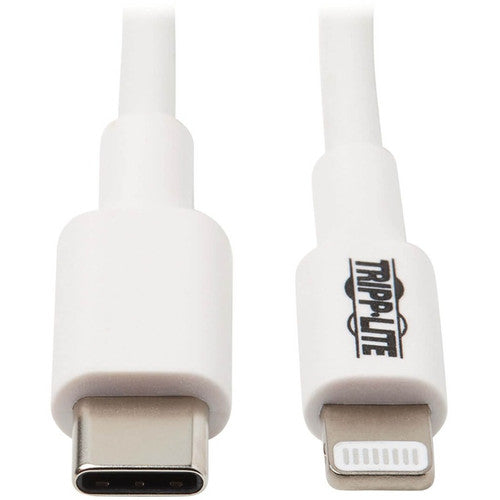 Câble Tripp Lite USB-C vers Lightning (M/M), blanc, 3 pi (0,9 m) M102-003-WH