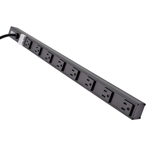 Tripp Lite 8-Outlet Vertical Power Strip, 120V, 15A, 15-ft. Cord, 5-15P, 24 in PS2408B