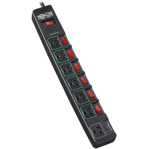 Tripp Lite TLP76MSGB ECO-Surge 7-Outlet Surge Protector TLP76MSGB