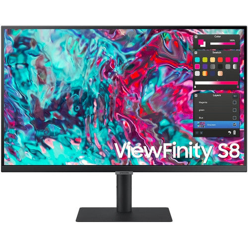 Moniteur LCD Samsung ViewFinity S8 S27B800TGN 27" 4K UHD - 16:9 - Noir LS27B800TGNXGO