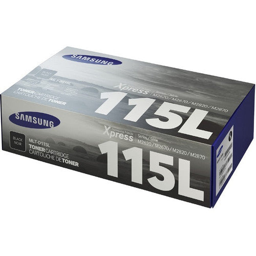 Samsung MLT-D115L High Yield Laser Toner Cartridge - Alternative for Samsung MLT-D115L (MLT-D115L/XAA) - Black Pack SU823A