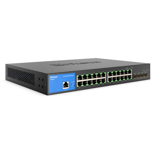 Linksys 24-Port Managed Gigabit Ethernet Switch with 4 10G SFP+ Uplinks LGS328C