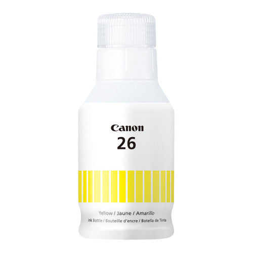 Bouteille d'encre pigmentée jaune Canon GI-26 4423C001