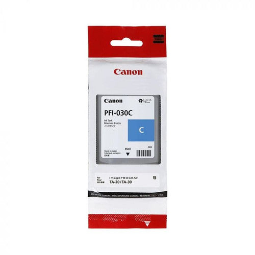 Canon PFI-030 C Original Inkjet Ink Cartridge - Cyan Pack 3490C001