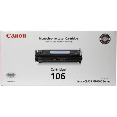 Canon No. 106 Black Toner Cartridge 0264B001