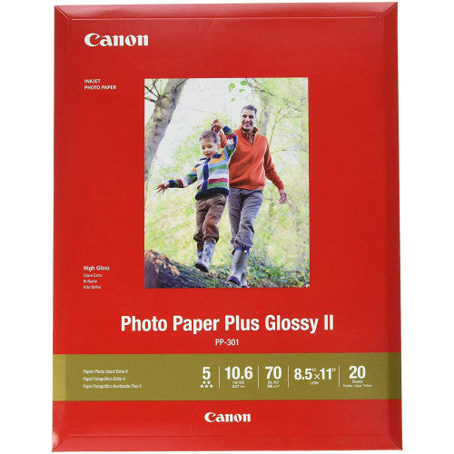 Canon Photo Paper Plus Glossy II - PP-301 - LTR (20 feuilles) 1432C003