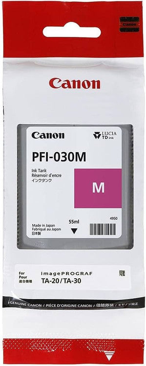 Canon PFI-030M Original Inkjet Ink Cartridge - Magenta - 1 Pack 3491C001