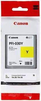 Canon PFI-030 Y Original Inkjet Ink Cartridge - Yellow Pack 3492C001