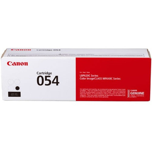 Canon 054 Original High Yield Laser Toner Cartridge - Black - 1 Pack 3024C001
