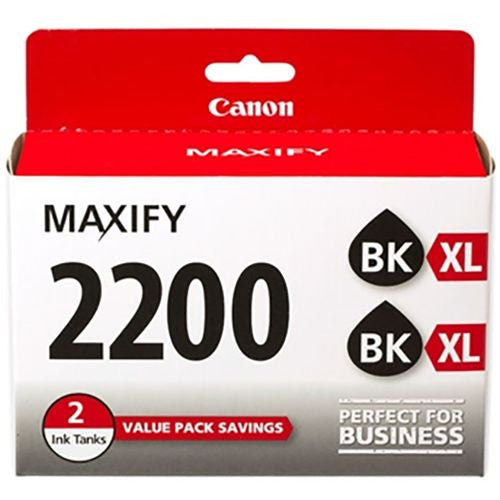 Canon PGI-2200XL Original Inkjet Ink Cartridge - Black - 2 / Pack 9255B009