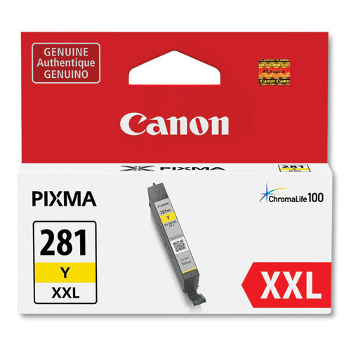 Canon CLI-281 XXL Original Inkjet Ink Cartridge - Yellow Pack 1982C001