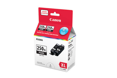 Canon PGI-250XL Original Inkjet Ink Cartridge - Black - 2 Pack 6432B010