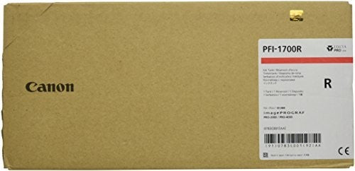 Cartouche d'encre jet d'encre originale Canon PFI-1700 R - Pack rouge 0783C001