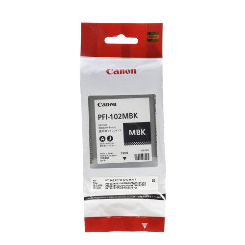 Canon LUCIA Matte Black Ink Tank For IPF 500, 600 and 700 Printers 0894B001