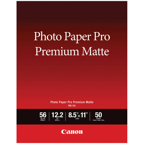 Canon Photo Paper Pro Premium Matte 8.5x11 (50 Sheets) 8657B004