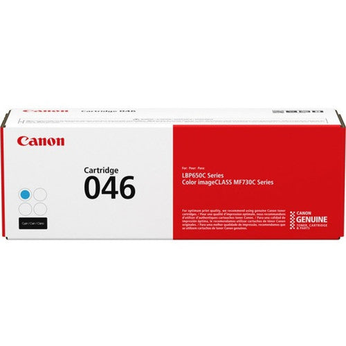 Canon 046 Standard Yield Laser Toner Cartridge - Cyan - 1 Each 1249C001