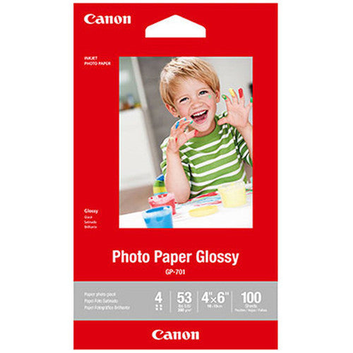 Canon Glossy Photo Paper - GP-701 - 4x6 (100 Sheets) 1433C001