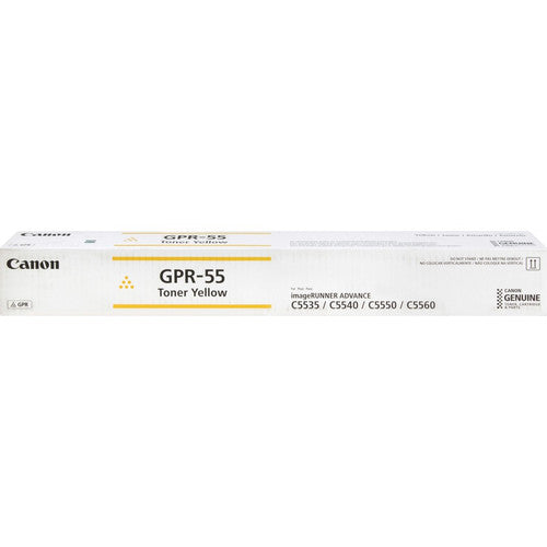 Canon GPR-55 Original Laser Toner Cartridge - Yellow - 1 Each 0484C003