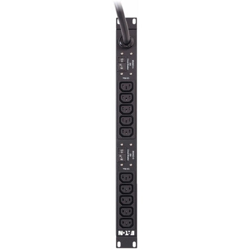 Eaton Basic rack PDU, 1U, L6-30P input, 4.99 kW max, 200-250V, 24A, 10 ft cord, Single-phase, Outlets: (10) C13 EPBZ91