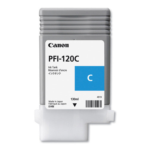 Canon PFI-120C Original Inkjet Ink Cartridge - Cyan Pack 2886C001