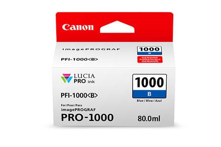 Canon LUCIA PRO PFI-1000 Original Inkjet Ink Cartridge - Blue Pack 0555C002