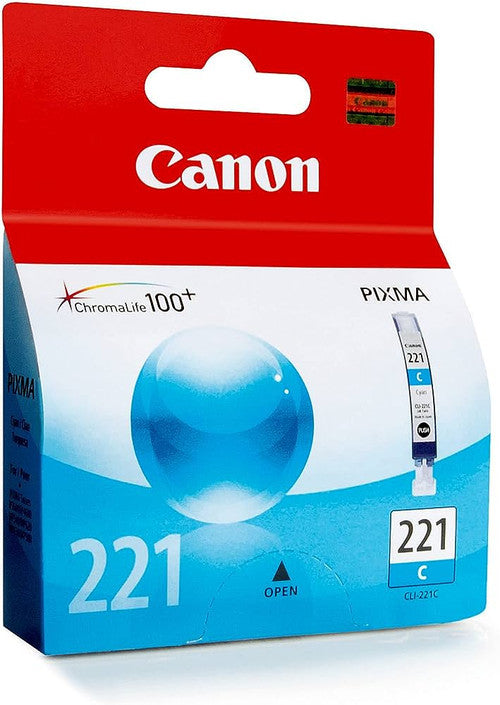 Cartouche d'encre cyan Canon CLI-221 2947B001