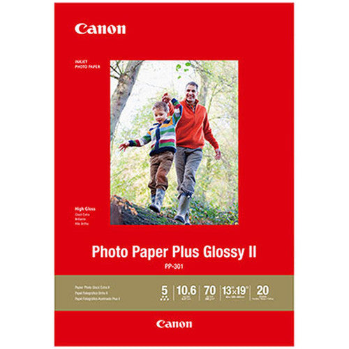 Canon Photo Paper Plus Glossy II - PP-301 - 13x19 (20 Sheets) 1432C010