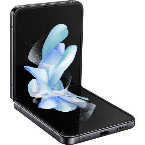 Samsung Galaxy Z Flip4 128 GB Smartphone - 6.7" Flexible Folding Screen - Graphite SM-F721WZAAXAC