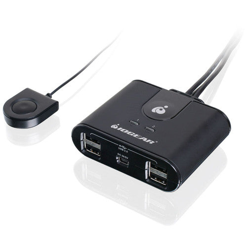 IOGEAR 2x4 USB 2.0 Peripheral Sharing Switch GUS402