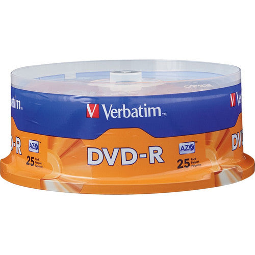 Verbatim AZO DVD-R 4,7 Go 16X avec surface de marque - Broche 25pk 95058