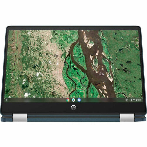 HP Chromebook x360 14b-cb0000 14b-Cb0010ca 14" Touchscreen Convertible Chromebook - Full HD - 1920 x 1080 - Intel Celeron N4500 Dual-core (2 Core) - 4 GB Total RAM - 4 GB On-board Memory - 64 GB Flash Memory - Spruce Blue, Ash Gray 370W2UA#ABL