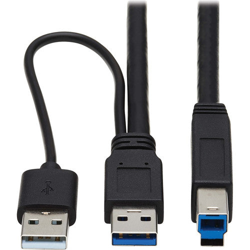 Tripp Lite USB Active Repeater Cable - USB-A to USB-B (M/M), USB 3.2 Gen 1, 25 ft. (7.6 m) U328-025-1