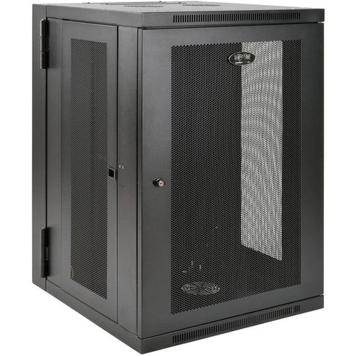 Tripp Lite SmartRack 18U UPS-Depth Wall-Mount Rack Enclosure Cabinet, Hinged Back SRW18USDP