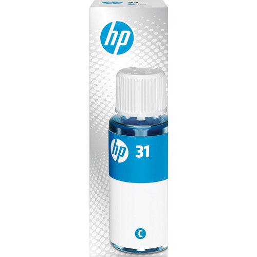 Bouteille d'encre cyan originale HP 31, 70 ml, 1VU26AN 1VU26AN