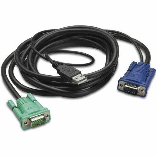 APC by Schneider Electric APC Integrated Rack LCD/KVM USB Cable - 10ft (3m) AP5822