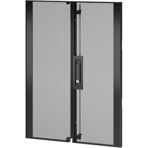 APC by Schneider Electric NetShelter SX 18U 600mm Wide Perforated Split Doors Black AR7161