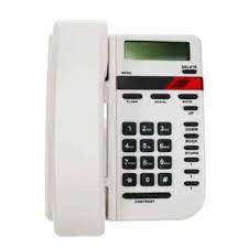 V100E Analog Phone White/Beige - Open Box