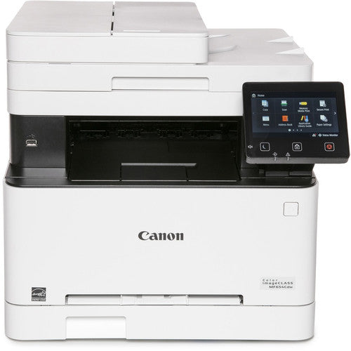 Imprimante multifonction laser sans fil Canon imageCLASS MF654Cdw - Couleur - Blanc 5158C005